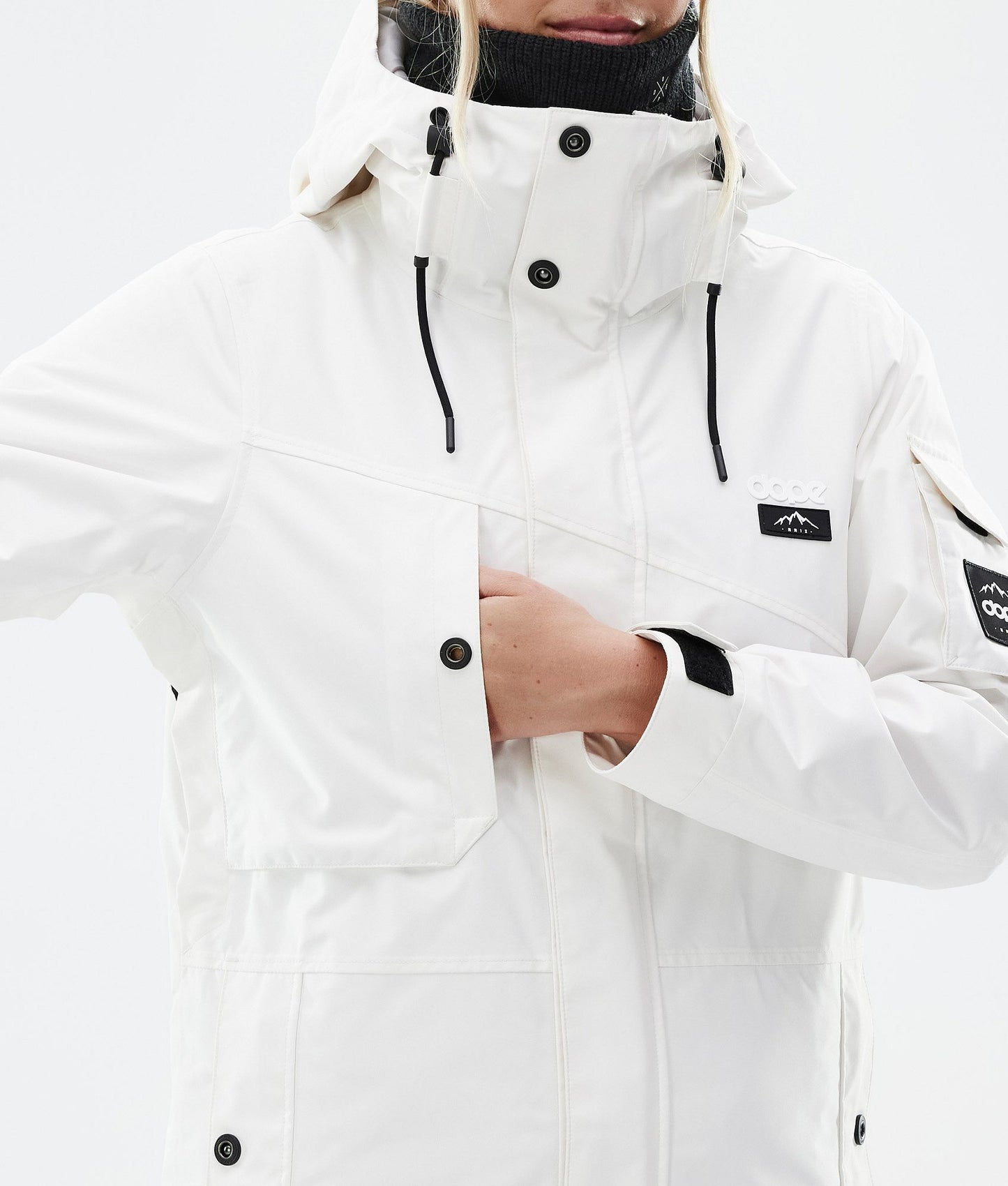 Snowboard Jacket For Women Old White