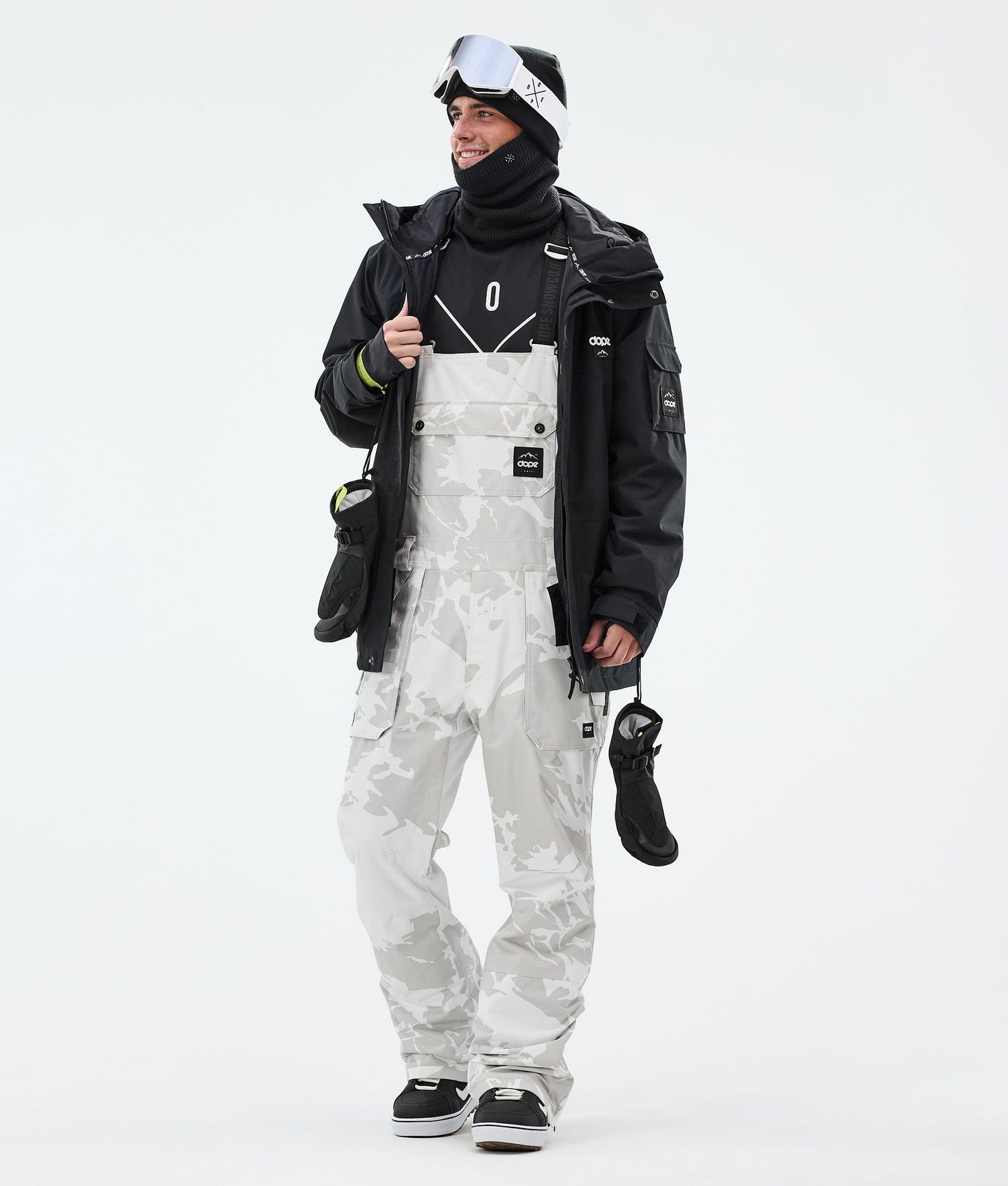 Snowboard Pants For Men Grey Camo