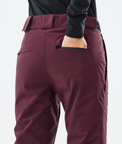 Snowboard Pants For Women Burgundy