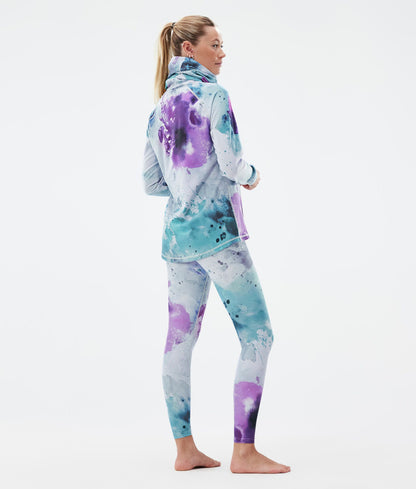 Base Layer Top For Women 2X-Up Spray Green Grape