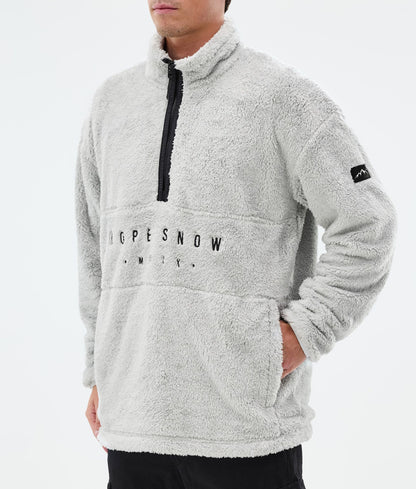 Fleece Sweater For Men Light Grey
