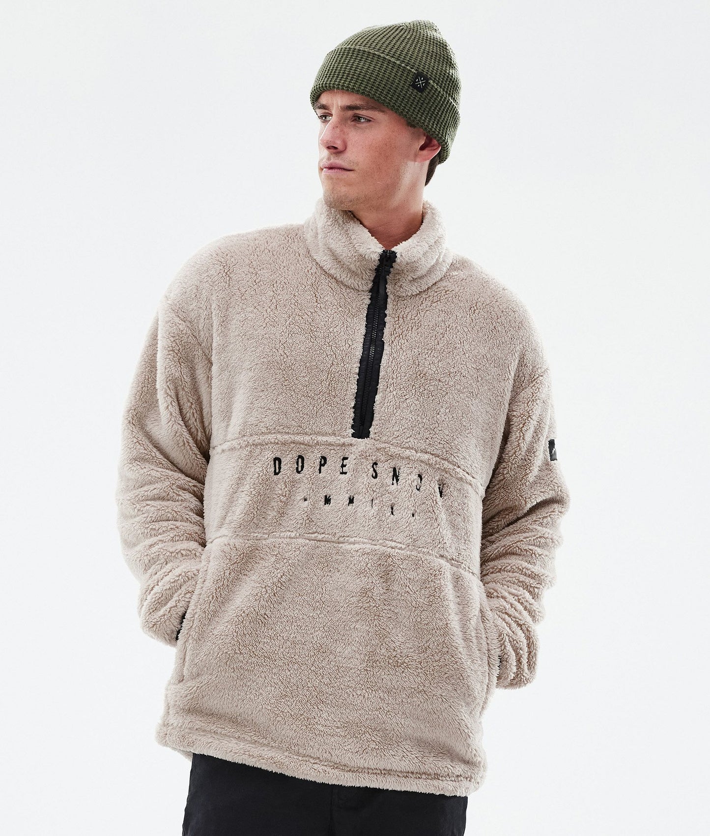 Fleece Sweater For Men Sand