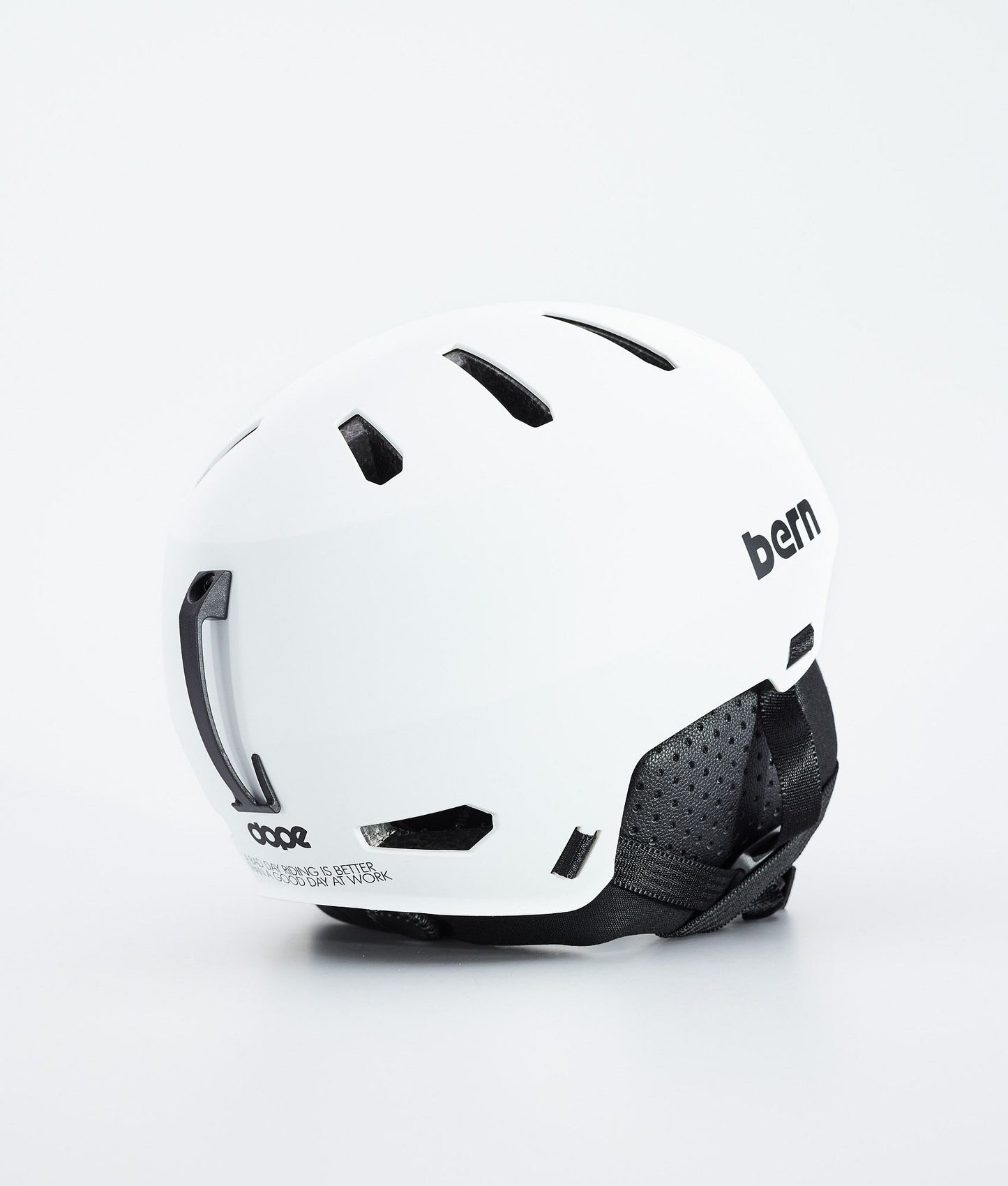 Ski Helmet Classic Matte White w/ Black