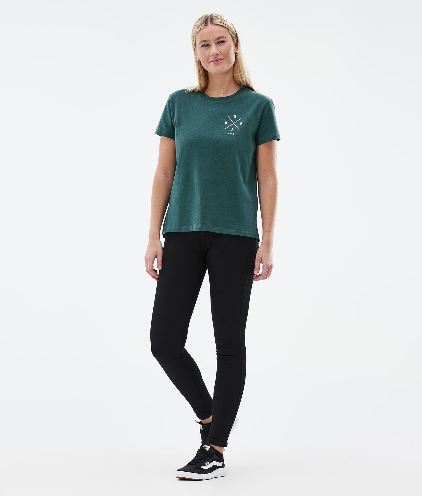 T-shirt Women 2X-Up Bottle Green