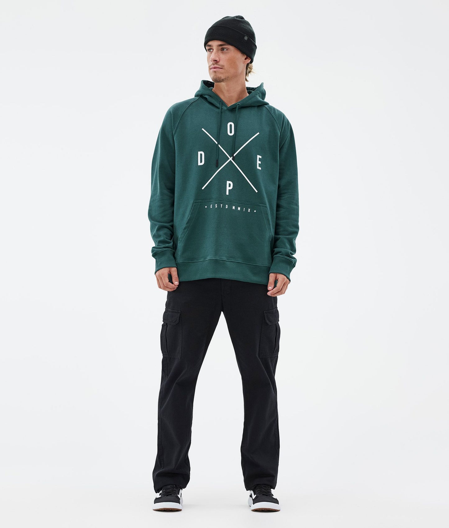 Hoodie For Men 2X-Up Bottle Green