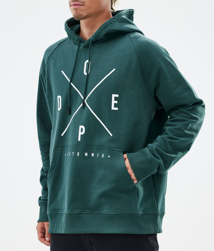 Hoodie For Men 2X-Up Bottle Green