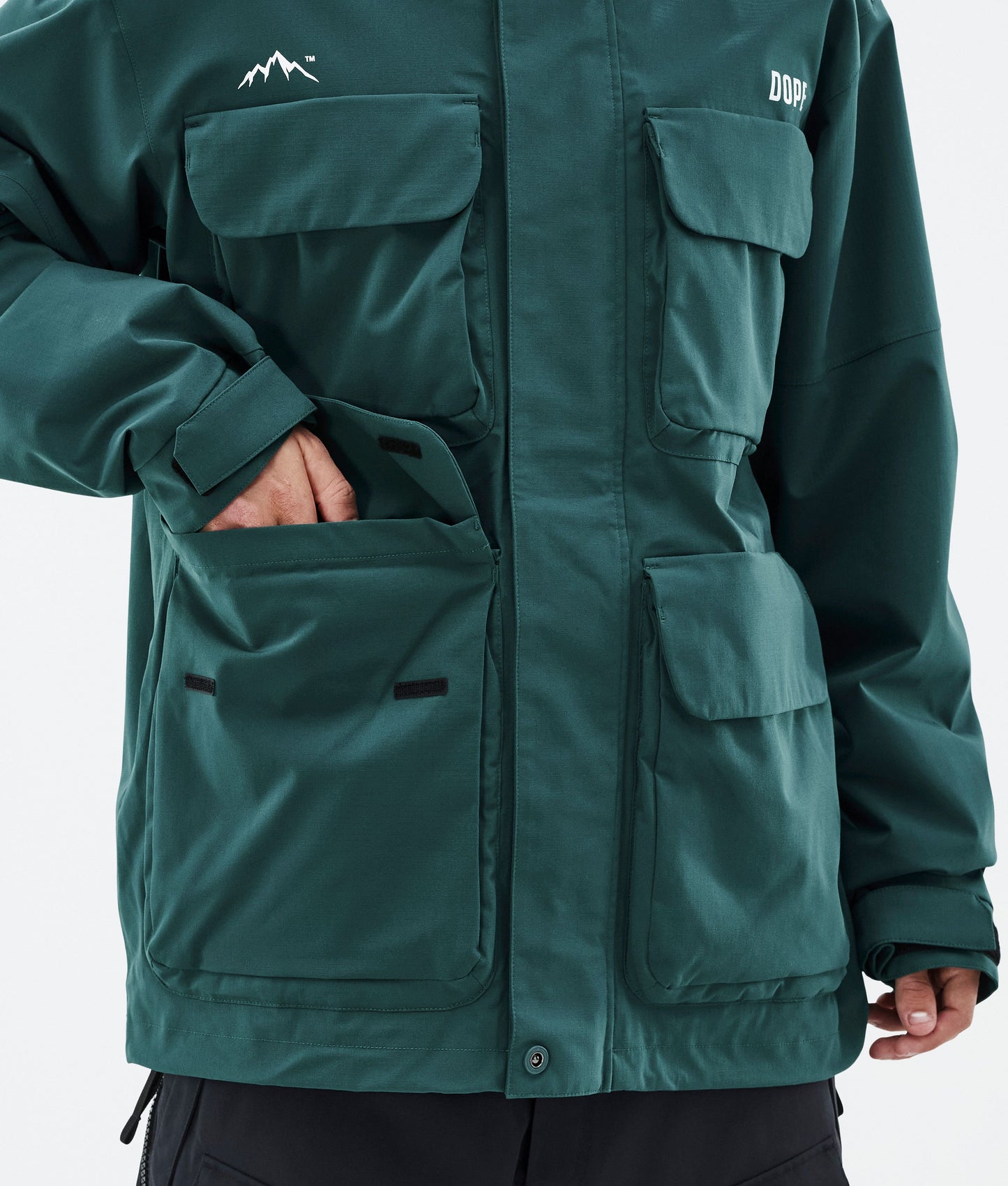 Snowboard Jacket For Men Bottle Green