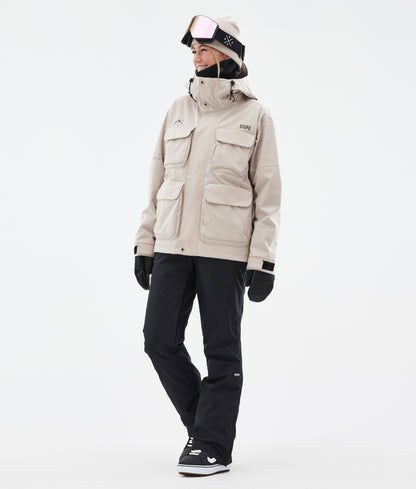 Snowboard Jacket For Women Sand