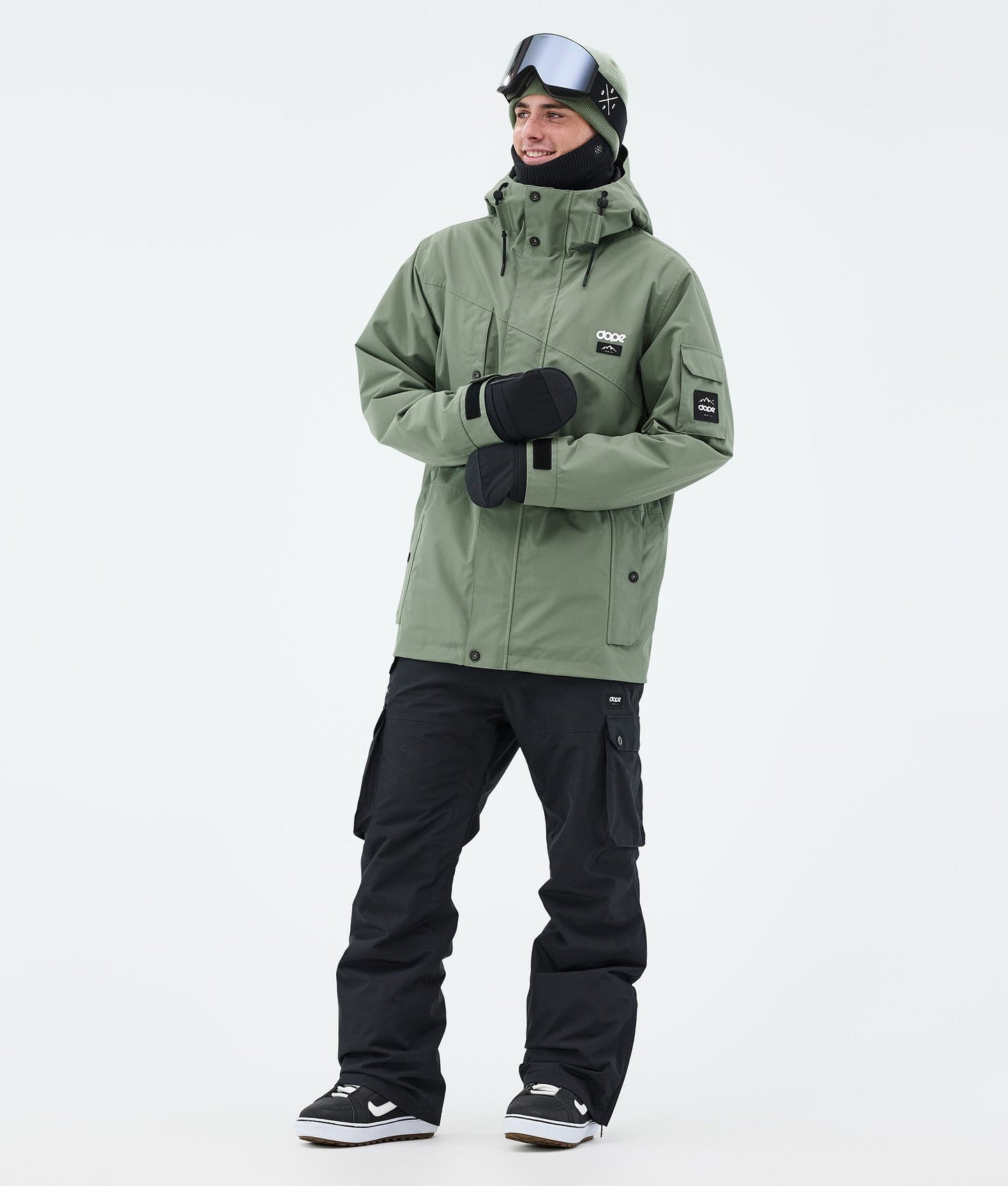 Snowboard Jacket For Men Moss Green