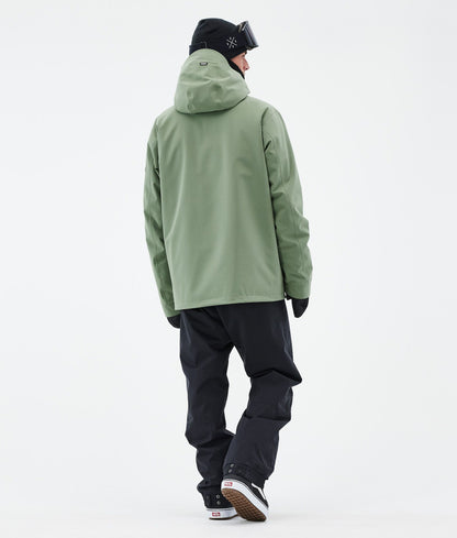 Snowboard Jacket For Men Moss Green