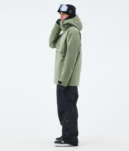 Snowboard Jacket For Men Moss Green