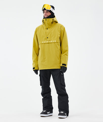 Snowboard Jacket For Men Yellow