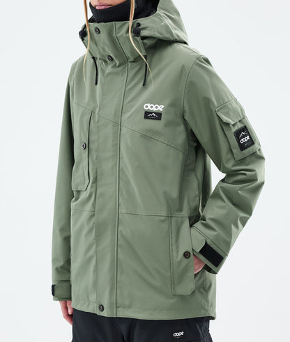 Snowboard Jacket For Women Moss Green