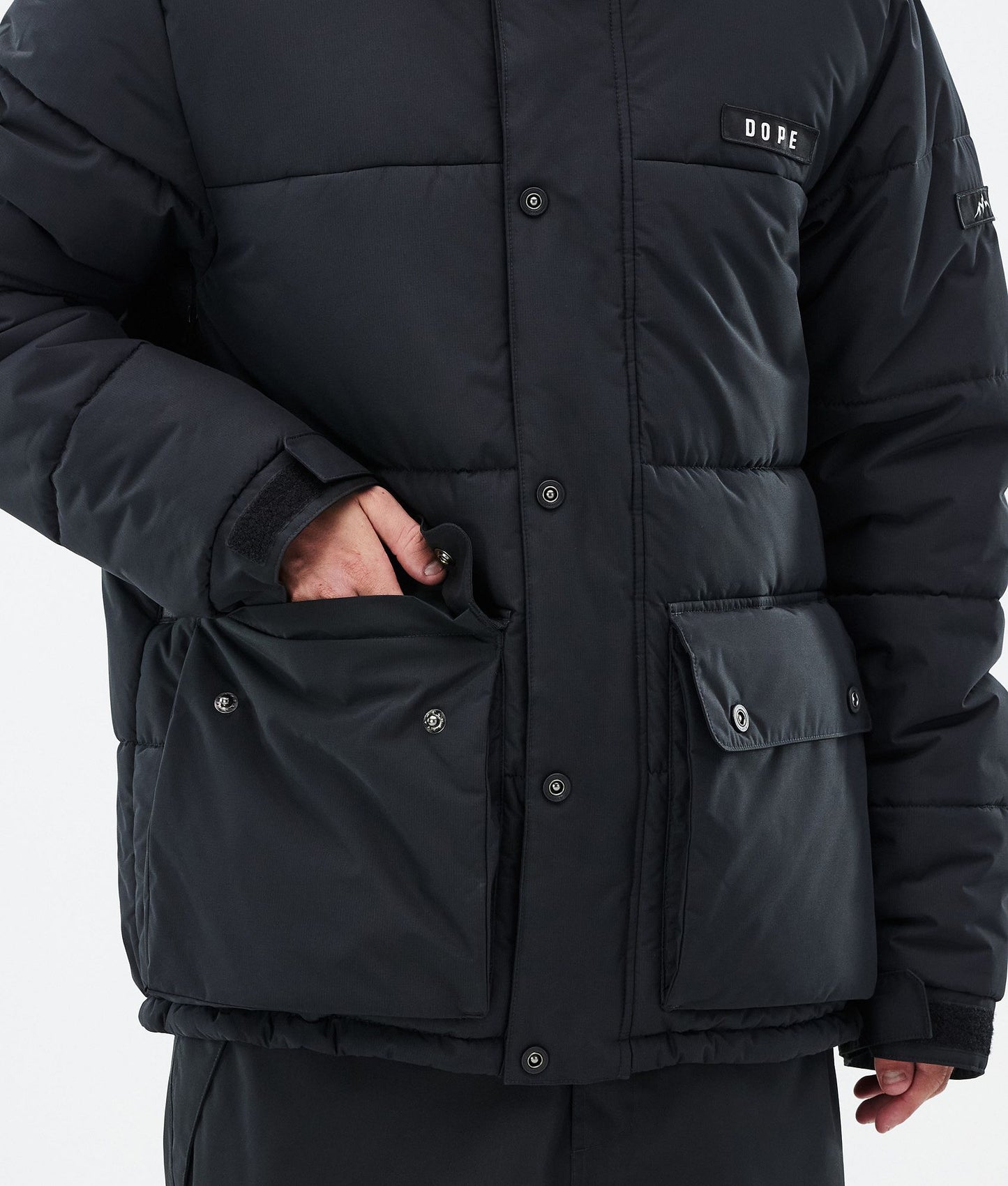 Snowboard Jacket For Men Black