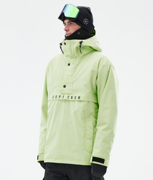 Snowboard Jacket For Men Faded Neon