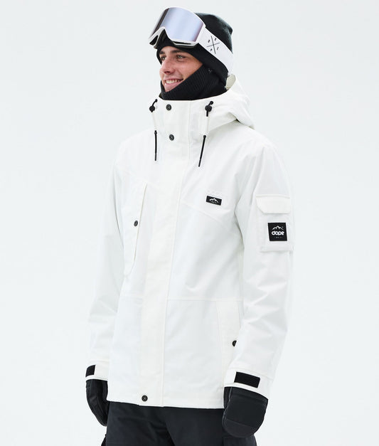 Snowboard Jacket For Men Whitish