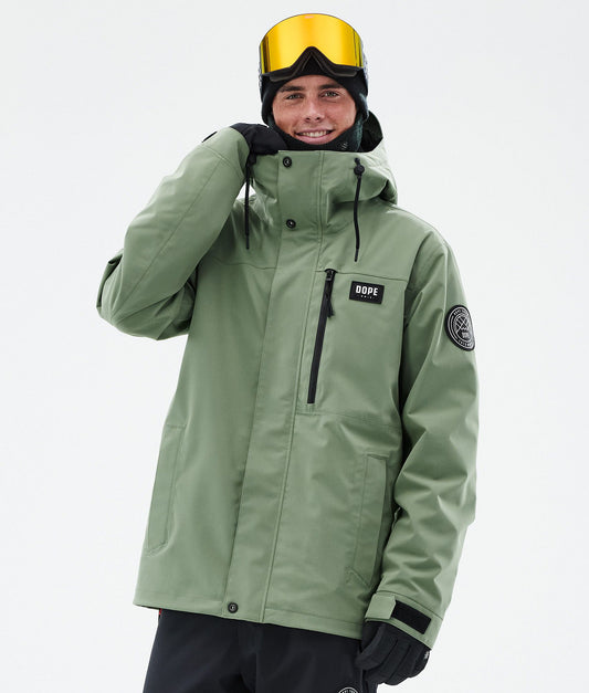 Snowboard Jacket For Men Moss Green