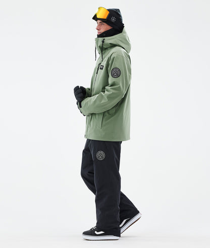Snowboard Jacket For Men Moss Green