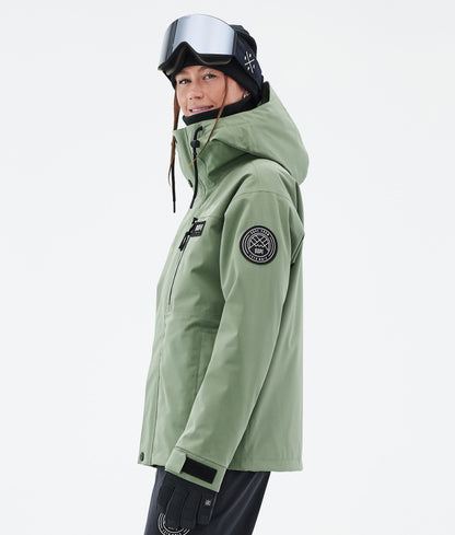 Snowboard Jacket For Women Moss Green