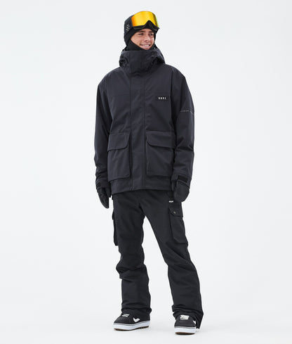 Snowboard Jacket For Men Black