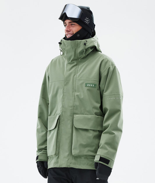 Snowboard Jacket For Men Moss Green