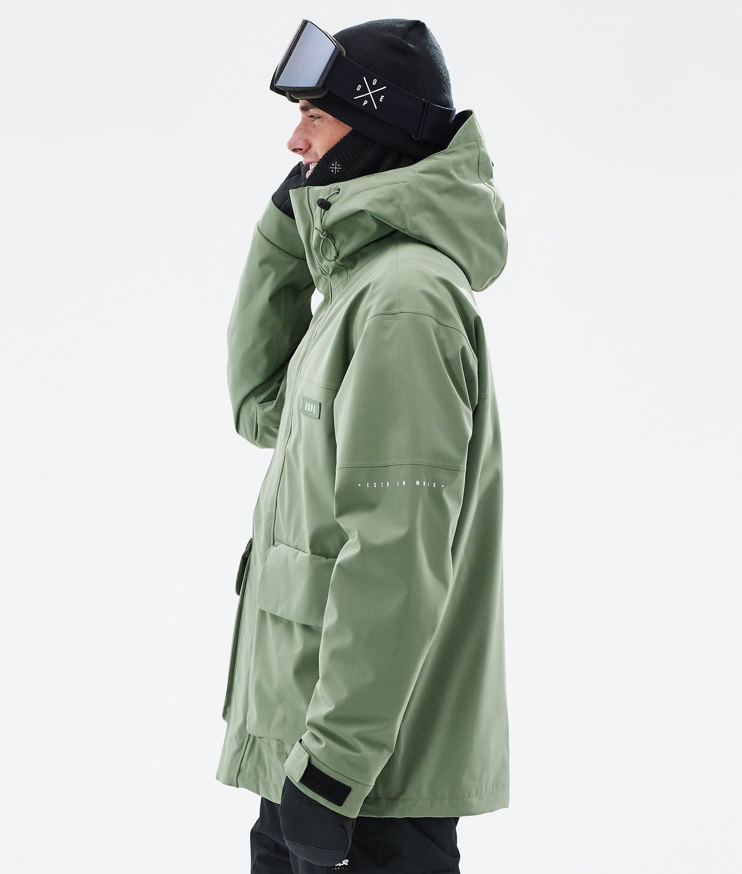 Snowboard Jacket For Men Moss Green