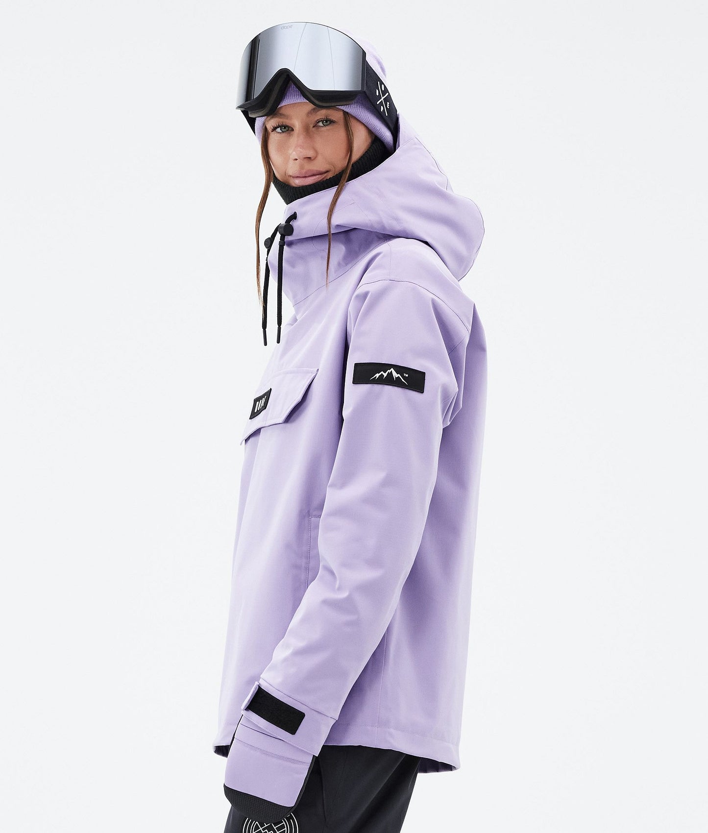 Snowboard Jacket For Women Corduroy Faded Violet