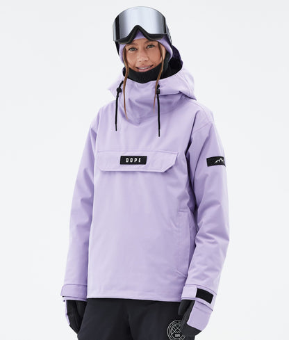 Snowboard Jacket For Women Corduroy Faded Violet