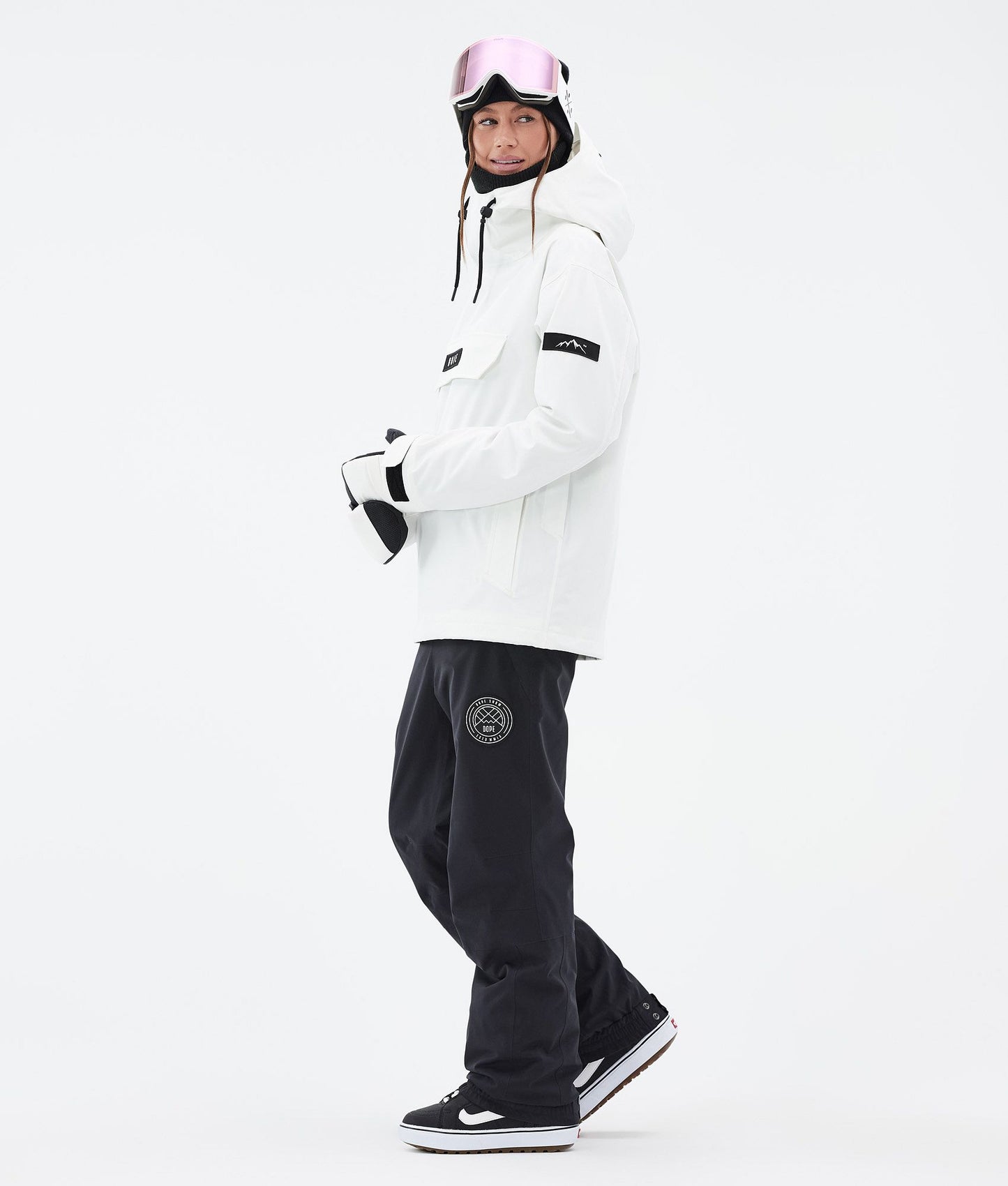 Snowboard Jacket For Women Portrait Whitish
