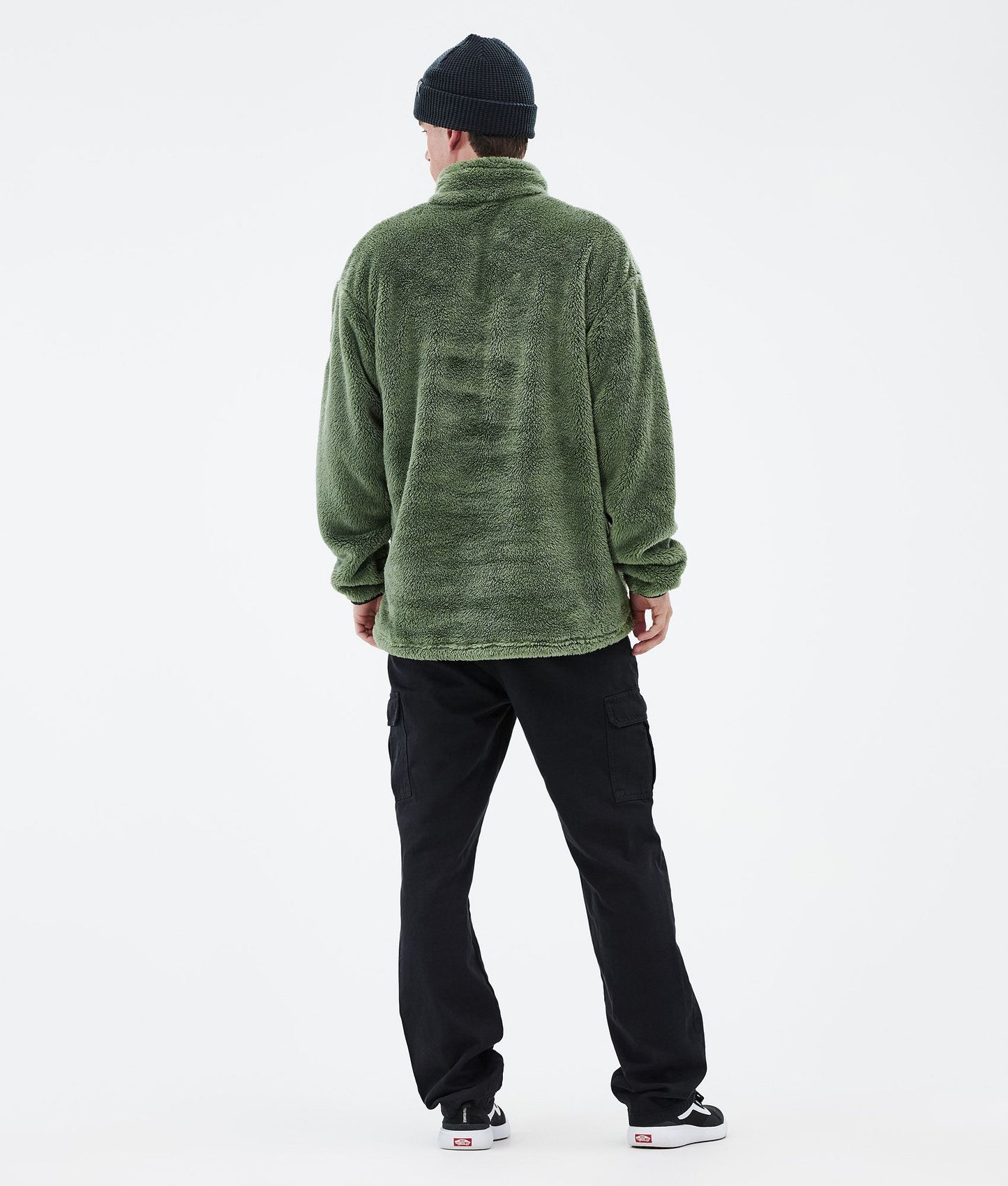 Fleece Sweater For Men Moss Green