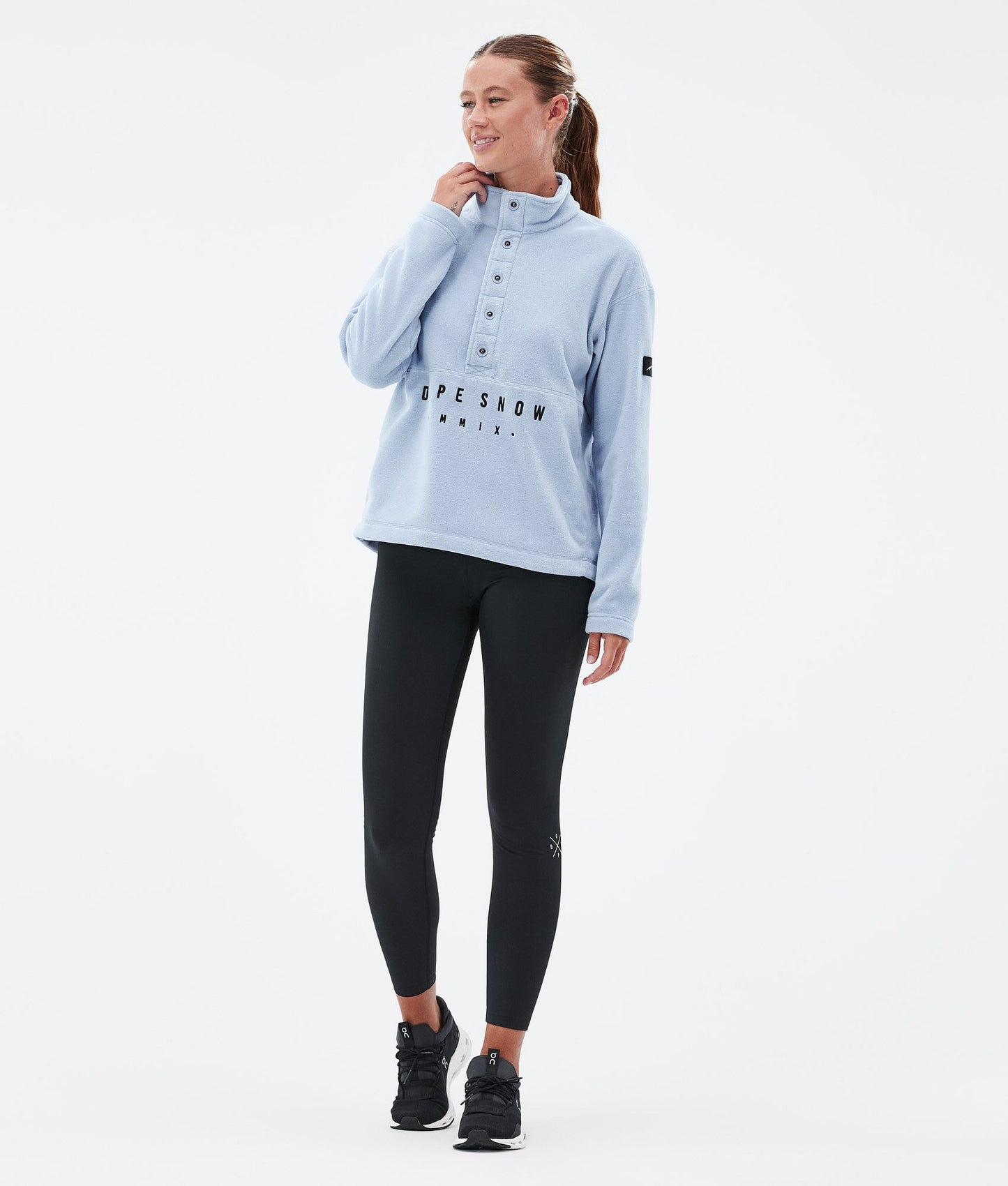 Fleece Sweater For Women Light Blue