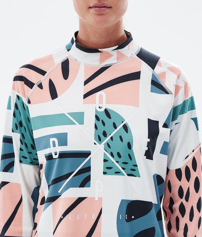 Base Layer Top For Women 2X-Up Melon