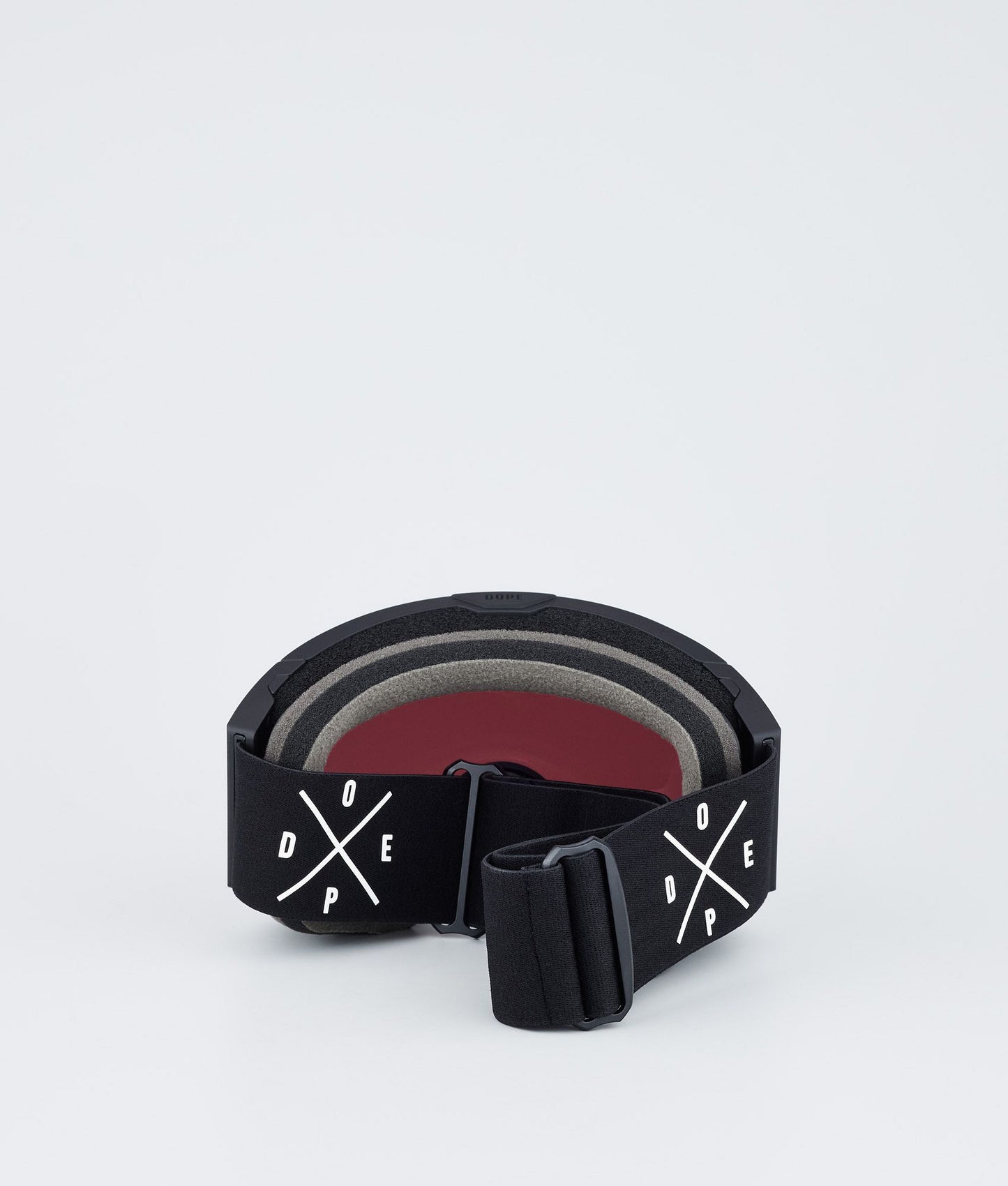 Ski Goggles Black/Silver Mirror