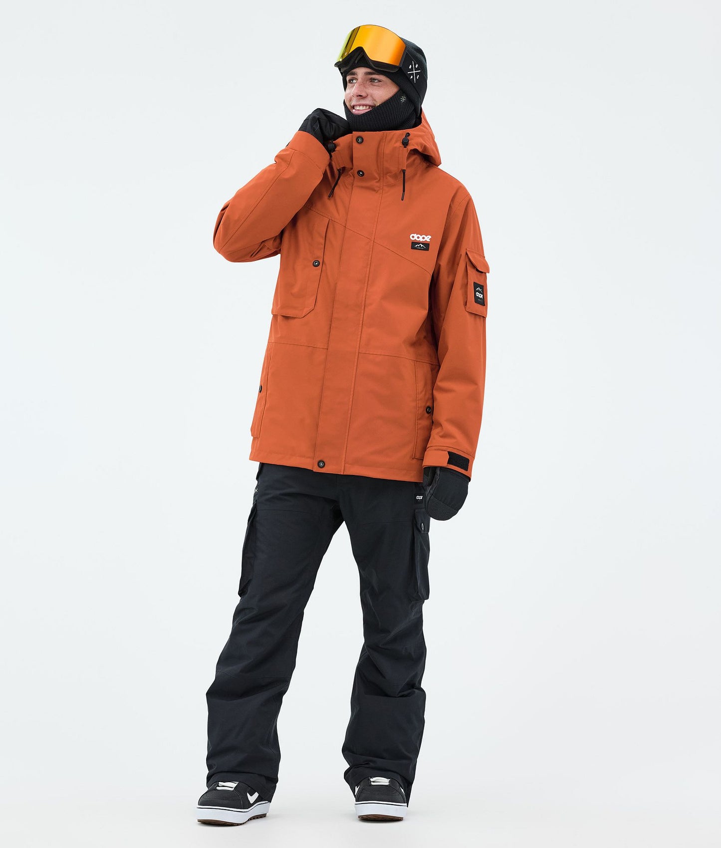 Snowboard Jacket For Men Burned Orange
