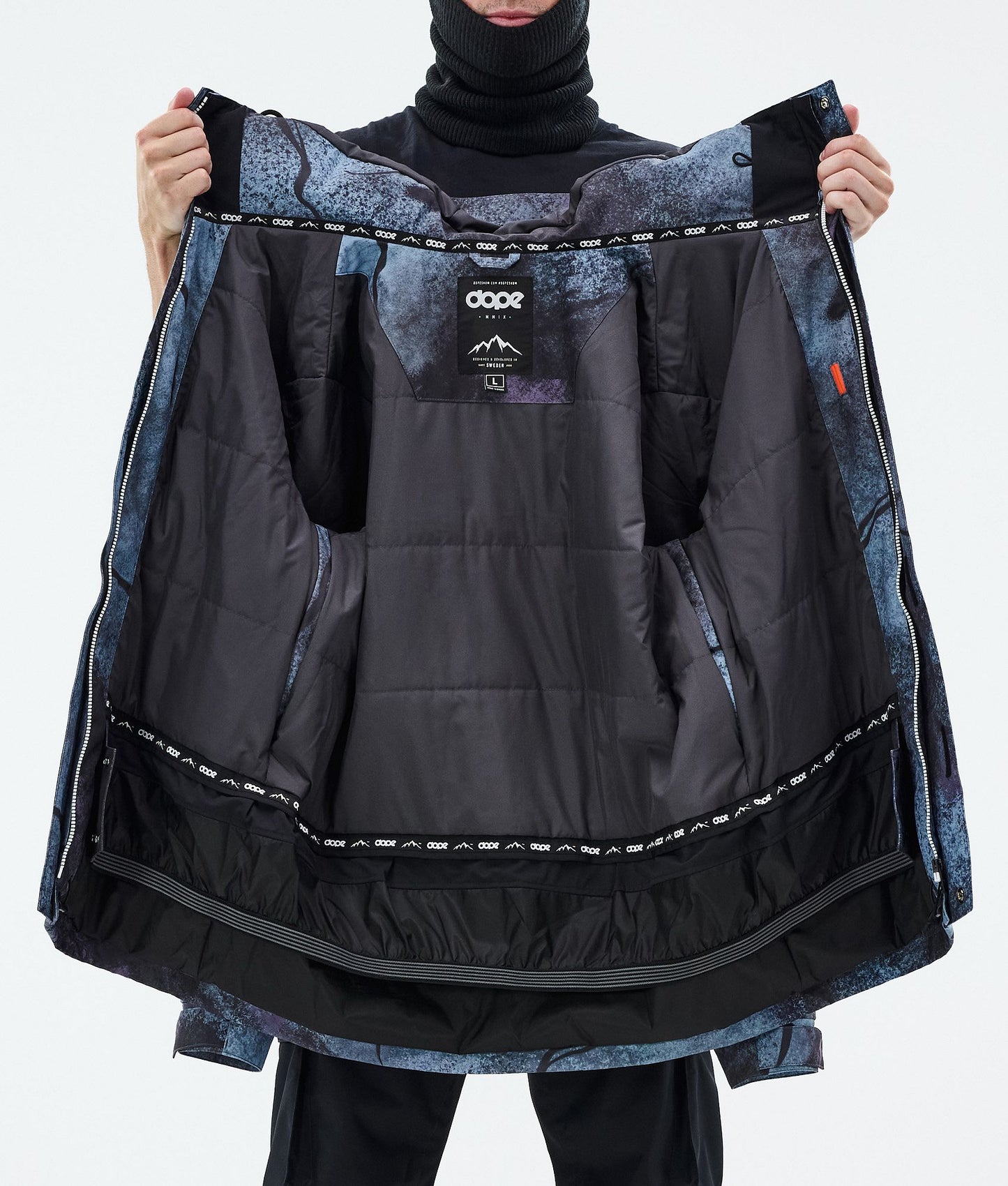 Snowboard Jacket For Men Jungle Purple