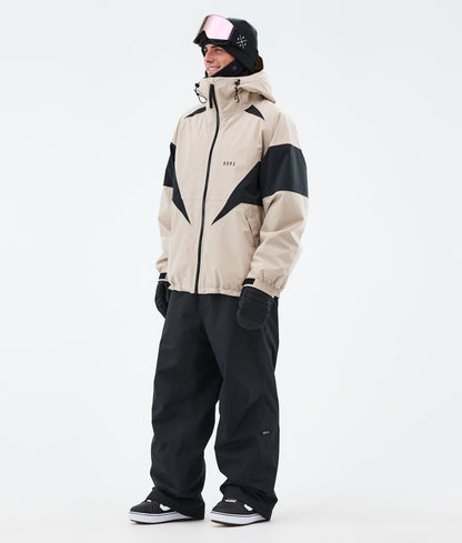 Snowboard Jacket For Men Spike Sand/Black