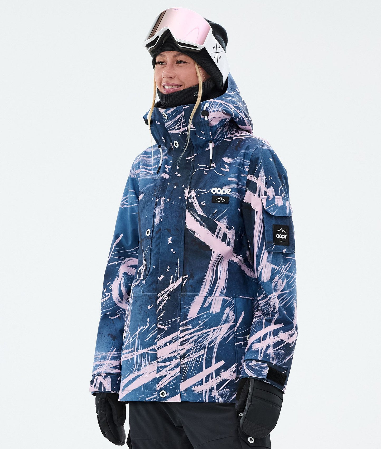 Snowboard Jacket For Women Carvings Pink