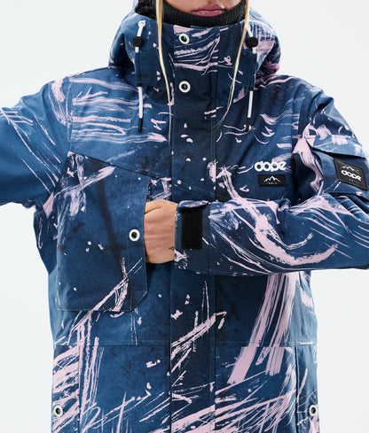 Snowboard Jacket For Women Carvings Pink