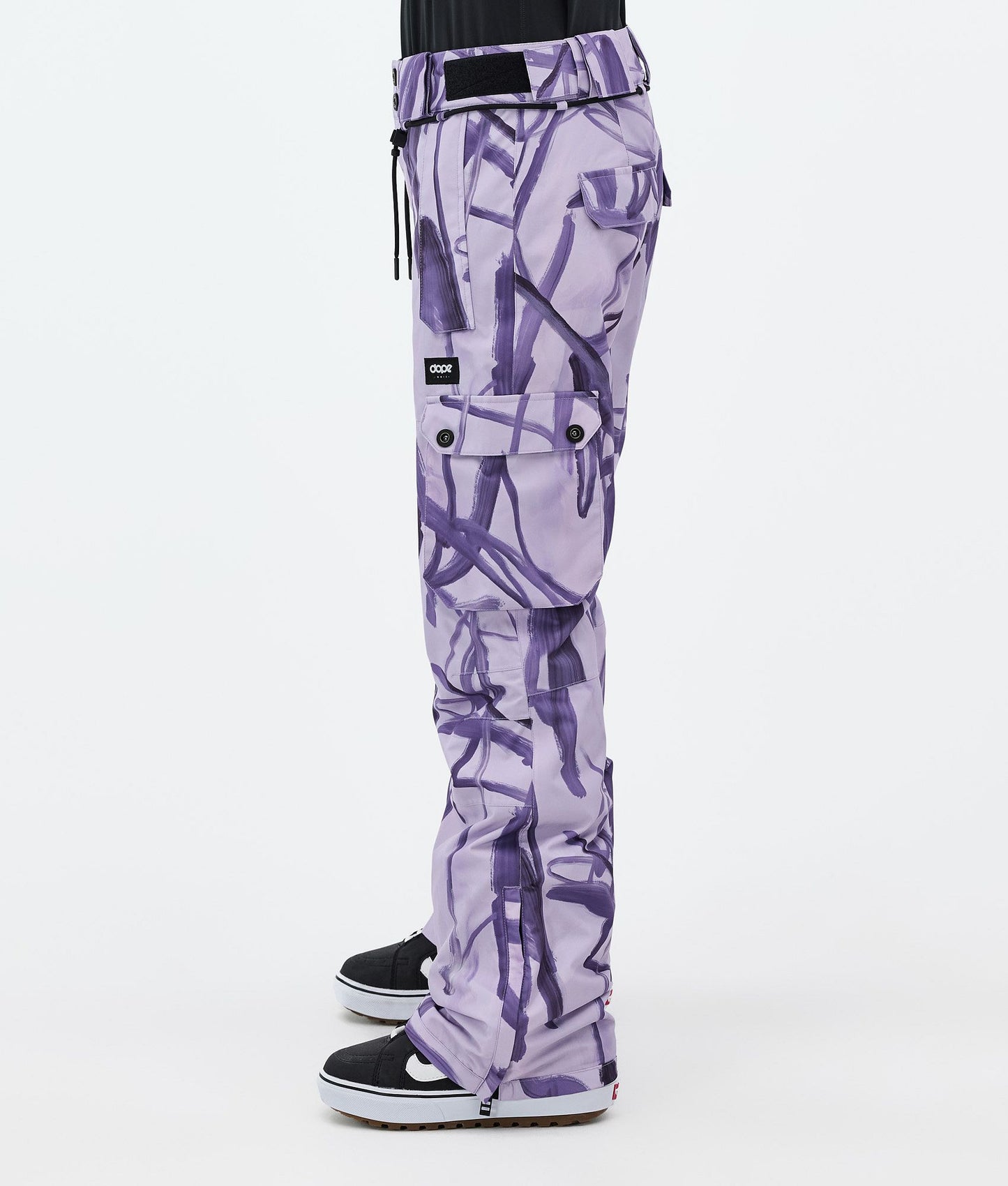 Snowboard Pants For Women Scribble Purple