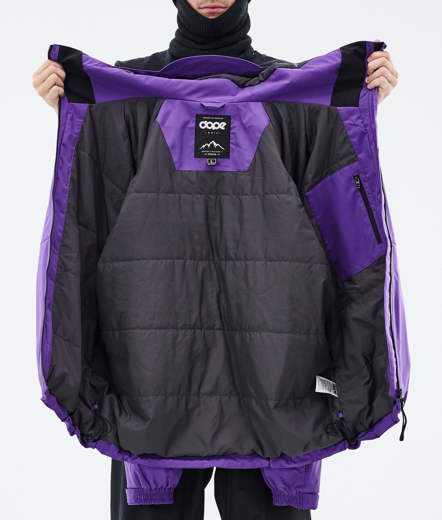 Snowboard Jacket For Men Vivid Purple