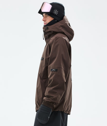 Snowboard Jacket For Men Dark Brown