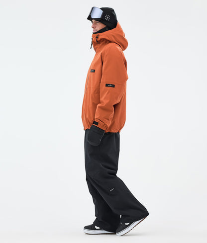 Snowboard Jacket For Men Burned Orange