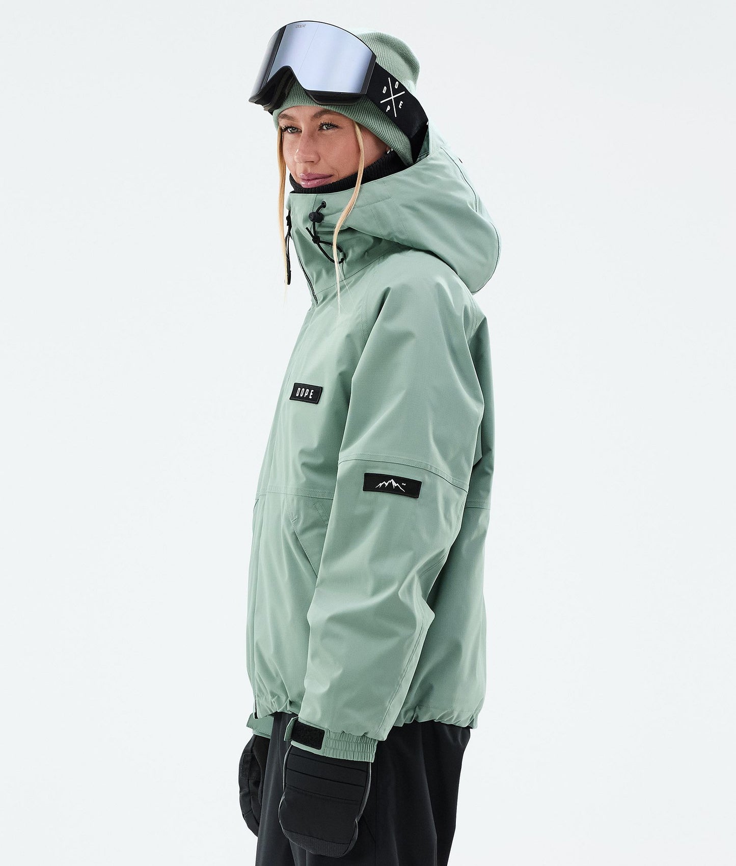 Snowboard Jacket For Women Faded Green