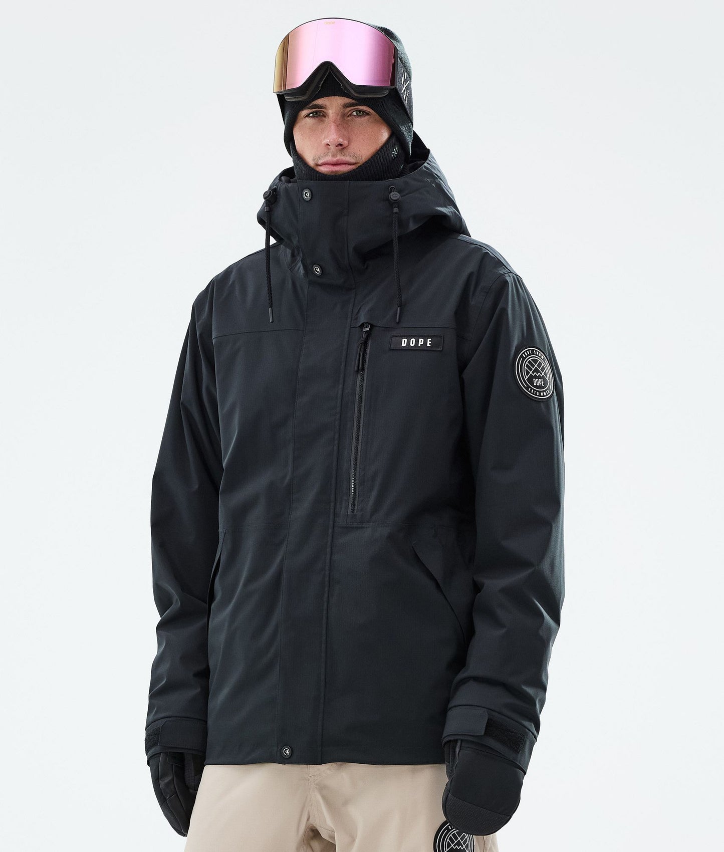 Snowboard Jacket For Men Black