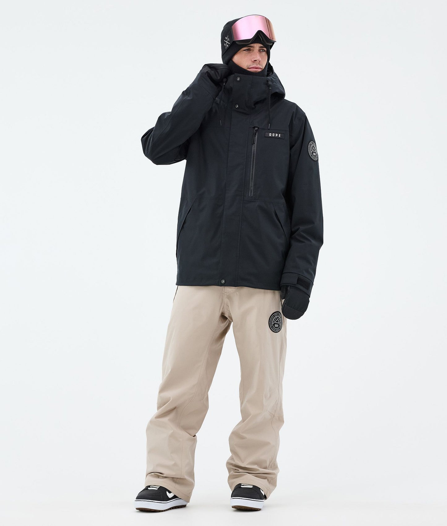 Snowboard Jacket For Men Black