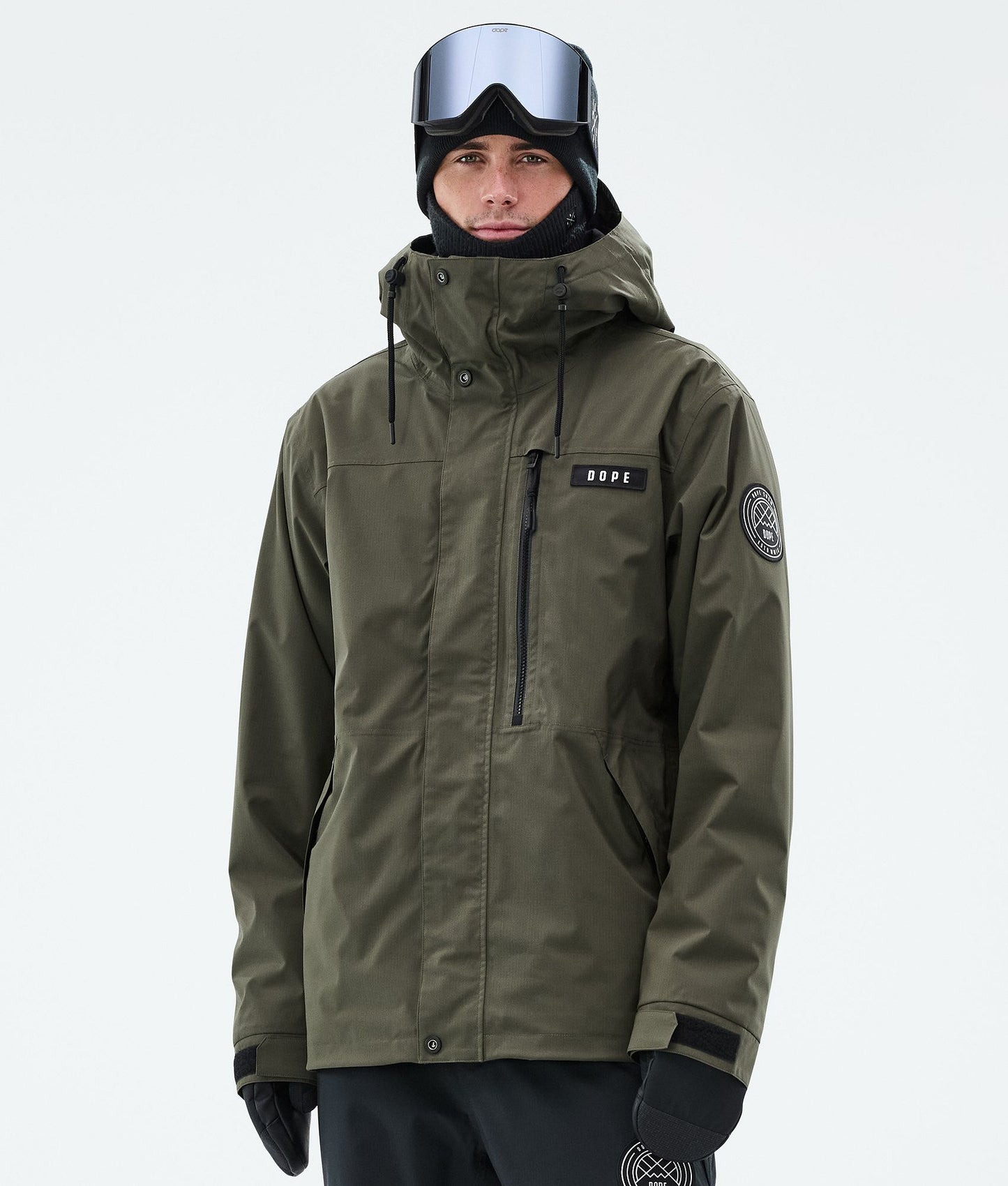 Snowboard Jacket For Men Olive Green