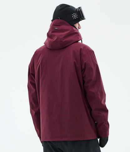 Snowboard Jacket For Men Burgundy