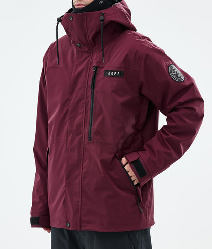 Snowboard Jacket For Men Burgundy