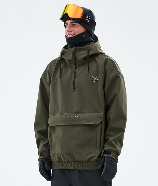 Snowboard Jacket For Men Olive Green