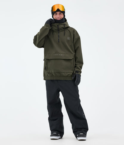 Snowboard Jacket For Men Olive Green